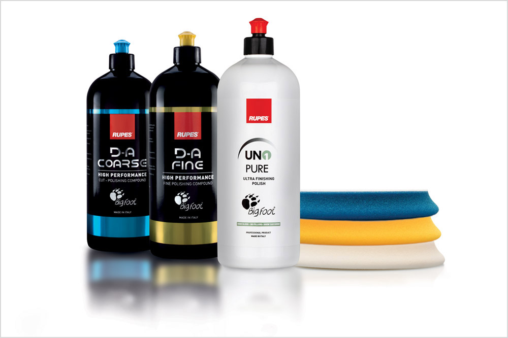 New D-A Series Bigfoot Polishing Compounds from Rupes
